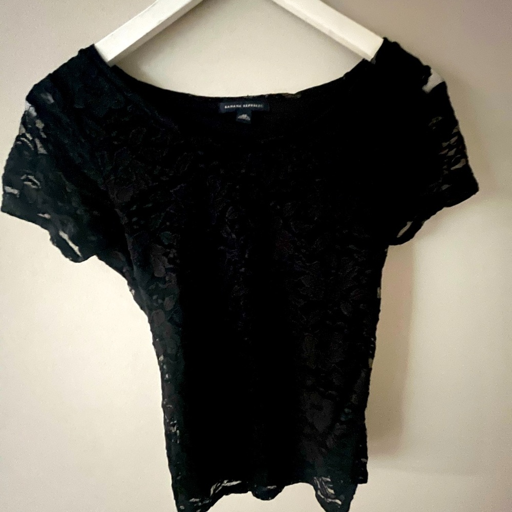 Banana republic lace top